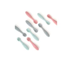 Outlet Cubiertos de Aprendizaje Grey Baby Led Weaning|Cubiertos Infantiles