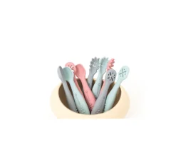 Outlet Cubiertos de Aprendizaje Grey Baby Led Weaning|Cubiertos Infantiles