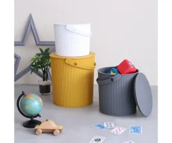 Clearance Cubo Multiusos Omnioutil XL Lemon 20L Niños Organizadores De Juguetes|Organizadores