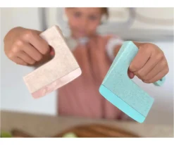 Cuchillo Seguro para Niños KLYV Aqua Cubiertos Infantiles|Baby Led Weaning