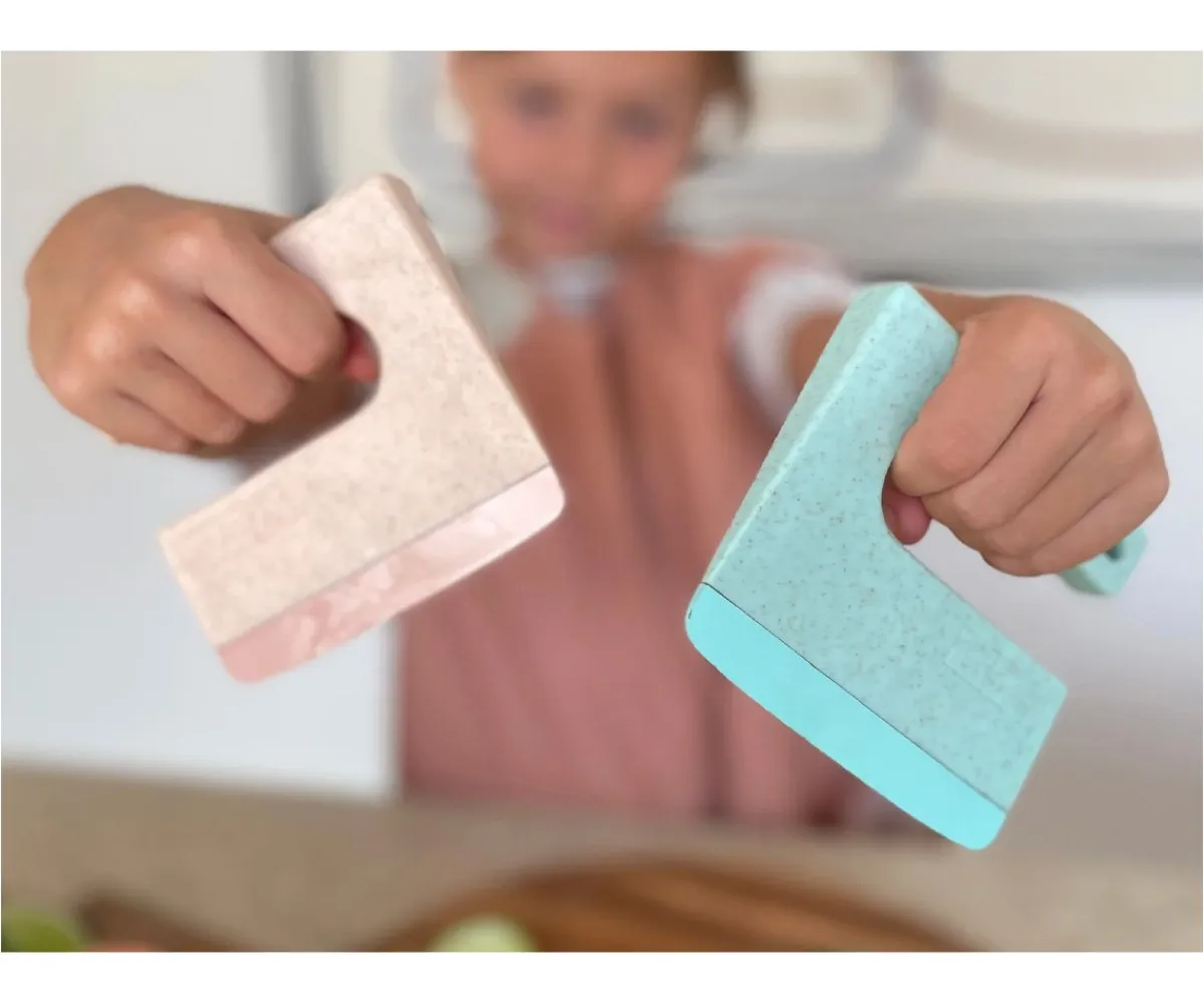 Cuchillo Seguro para Niños KLYV Aqua Cubiertos Infantiles|Baby Led Weaning