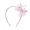 Accesorios De Pelo^Souza Diadema Infantil Jazzlyn Rosa con Corona y Pompones