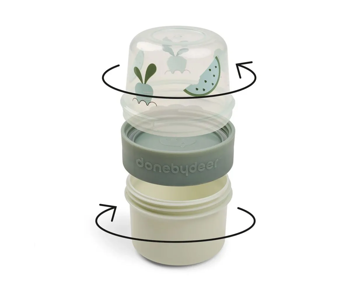 New Dispensador Doble S Birdee Green Fiambreras Infantiles|Cajas De Almuerzo