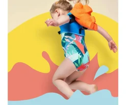 Chaleco Flotador Para Niños Y Bebes^Fibby Dispositivo para Nadar + Aplicación de Aprendizaje