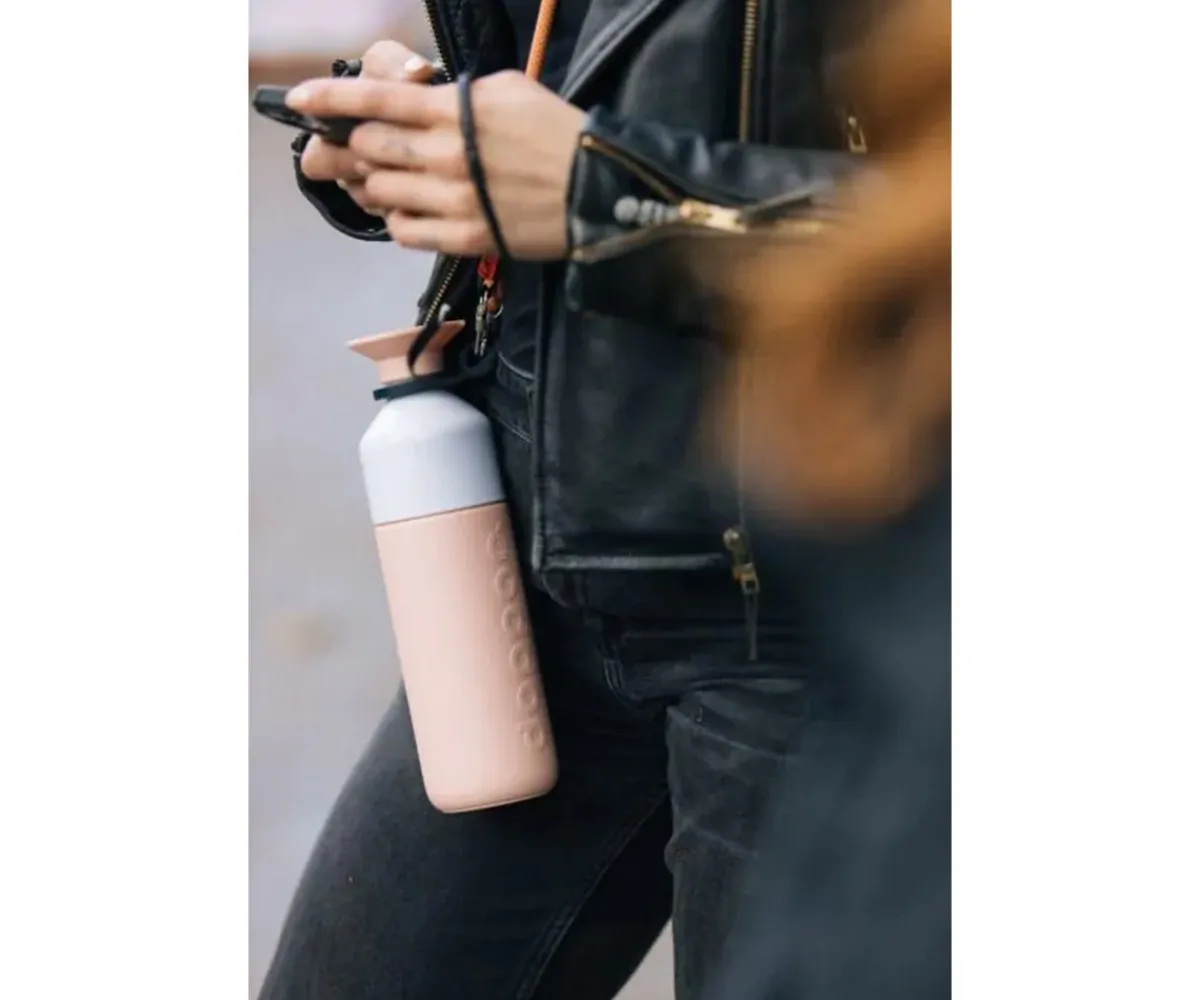 Hot Térmica Pebble Peach 580 ml Botellas De Acero|Botellas Térmicas