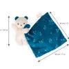 New Dou Dou Osito Douceur Azul Niños Peluches|Doudous