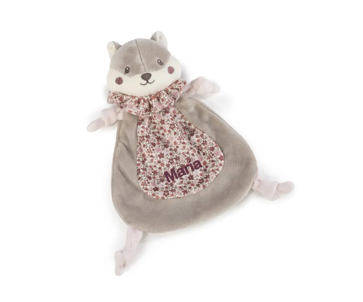 Online Doudou Ardilla Cherry Flores Personalizable Niños Juguetes Para Recién Nacidos|Doudous