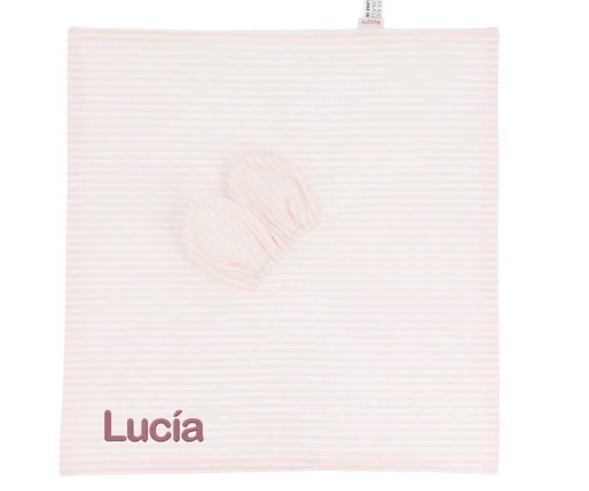 Best Doudou Dorset Rosa Personalizable Muselinas Bebé|Doudous