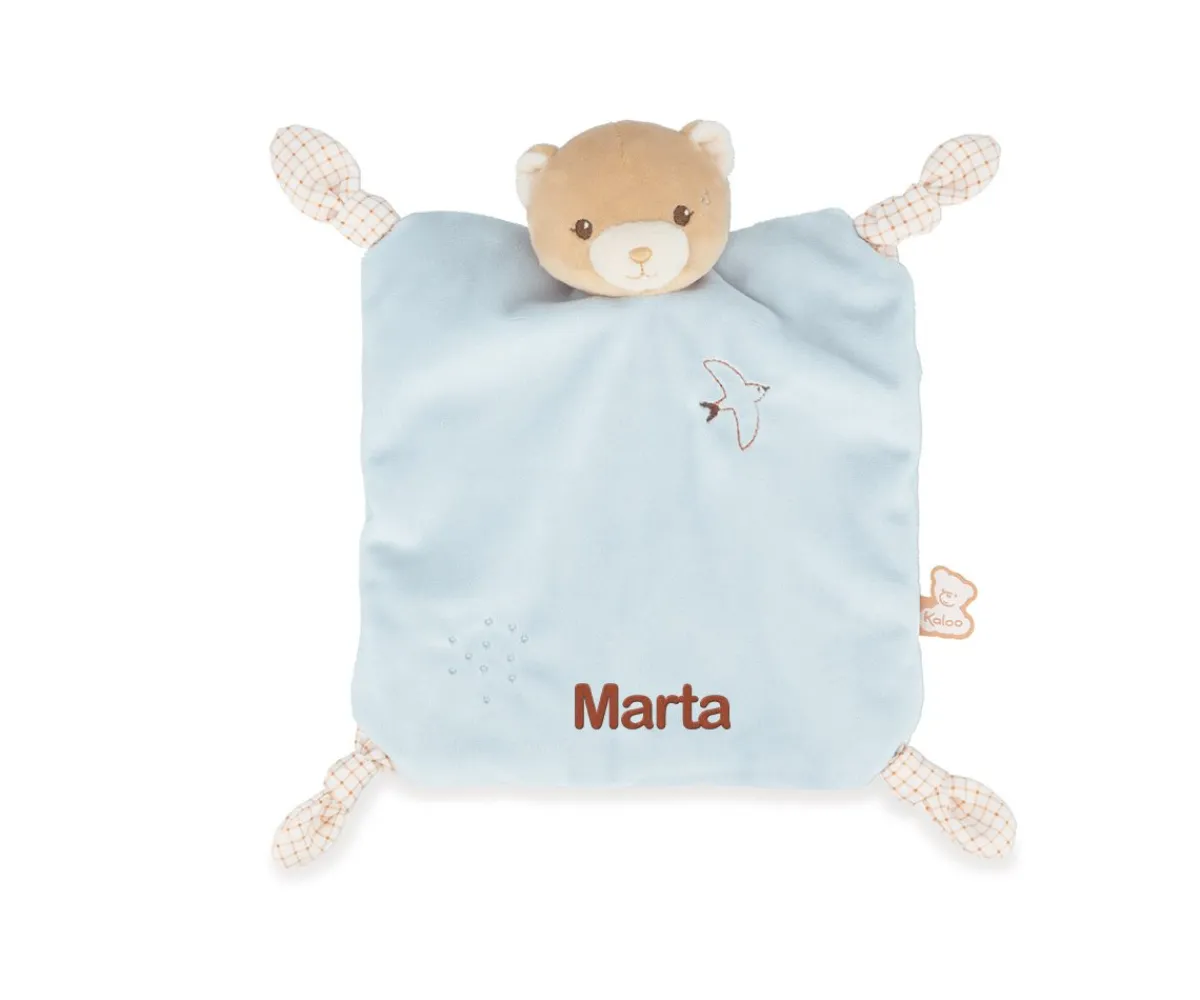 Doudous^kaloo Doudou Oso Azul Personalizable