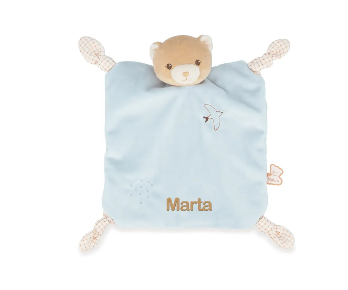 Doudous^kaloo Doudou Oso Azul Personalizable