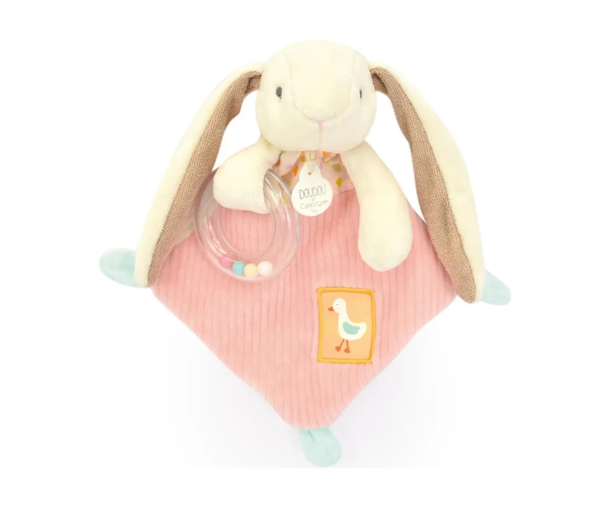 Best Doudou Sonajero Peluche Conejito Personalizable Regalos Para Bebés|Juguetes Para Recién Nacidos