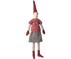 Discount Duende Pixy Chica Talla 3 con Camisa y Suéter de Punto Adornos Y Decoración Navidad|Peluches