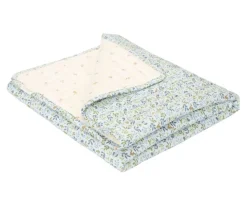 Ropa De Cuna Y Cama^Little Dutch Edredón Reversible Moisés Forest Adventure Forest Treasures