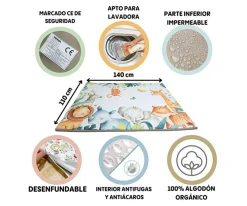 Discount Enrollagateo Simple Estampado Amigos del Bosque Niños Juguetes Para Recién Nacidos|Gimnasio Bebé