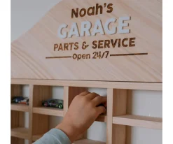 Decoración Pared Infantil^Walamami Estantería Grande de Madera para Coches de Juguete