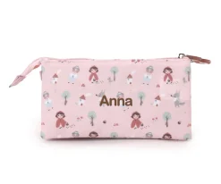 Clearance Estuche 3 Compartimentos Little Red Personalizable Estuches Escolares|Colecciones Vuelta Al Cole