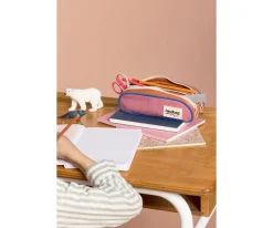 Online Estuche Doble Malo Tricolor Blush Material Escolar|Estuches Escolares