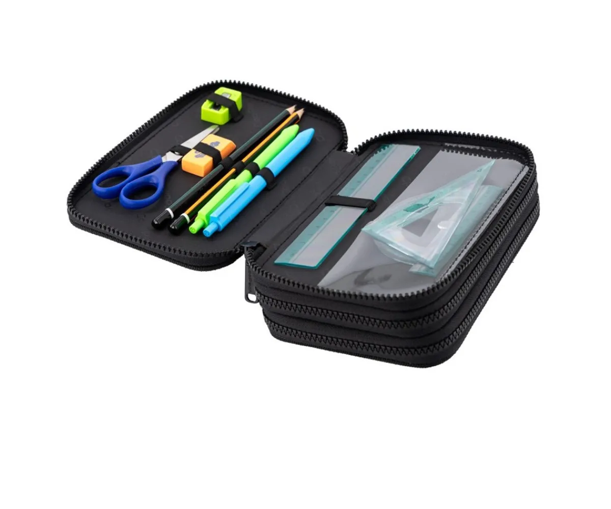 Estuches Escolares^Coolpack Estuche Escolar Jumper 3 Rainbow Night