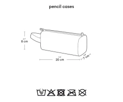 Estuches Escolares^A Little Lovely Company Estuche Flowers Garden Personalizable