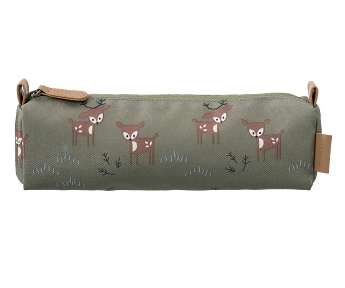Estuches Escolares^Fresk Estuche Cervatillo Verde Personalizable