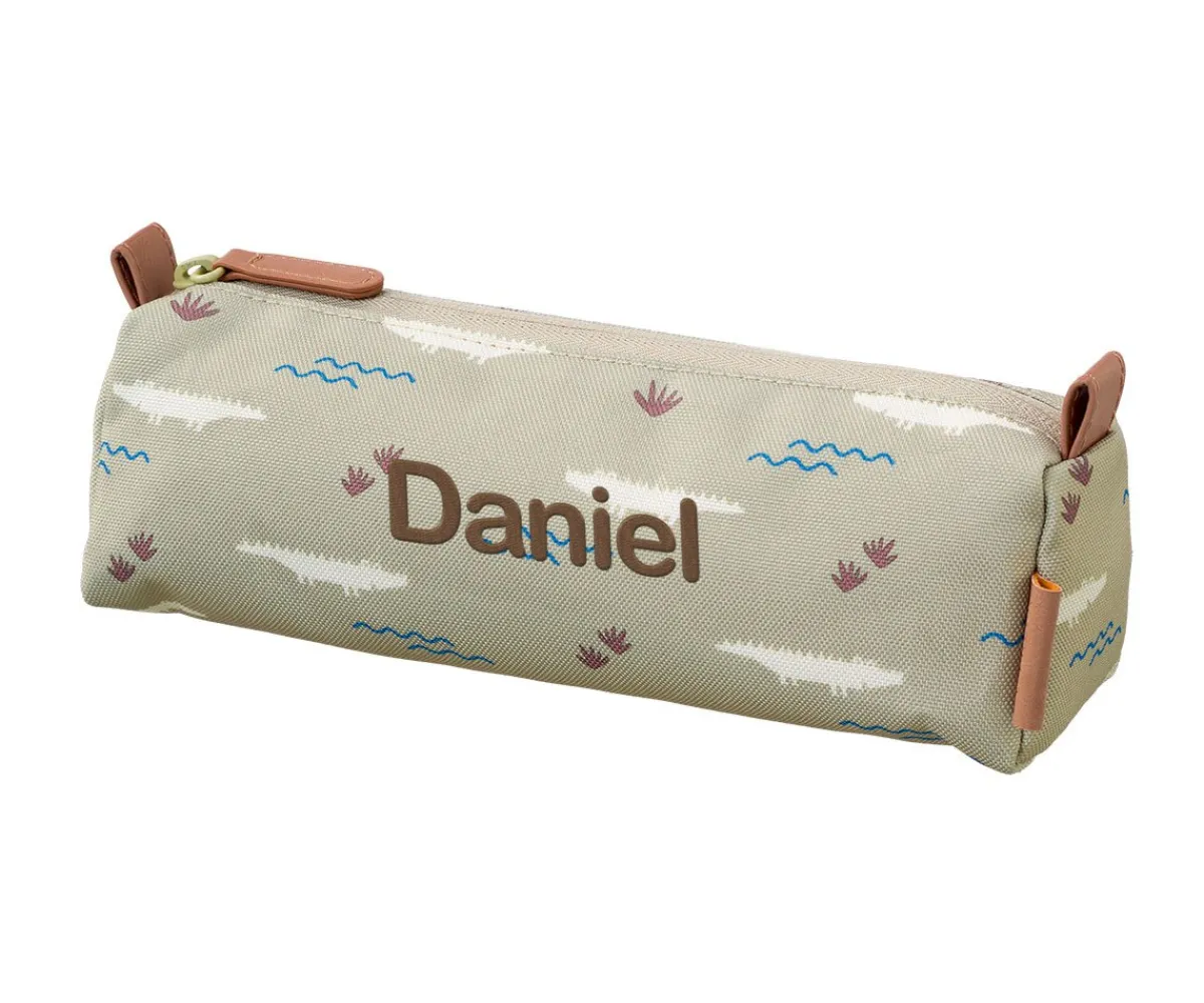 Estuches Escolares^Fresk Estuche Cocodrilo Personalizable