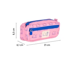 Best Estuche Rectangular Rosa Colección 460 Since 1918 Estuches Escolares|Material Escolar