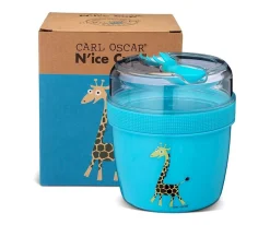 Outlet Fiambrera Snack N'ice Cup L Jirafa Turquesa Cajas De Almuerzo|Fiambreras Infantiles