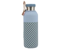 New Funda Neopreno Stripes Blue 750ml Personalizable Botellas Para Personalizar|Botellas De Acero