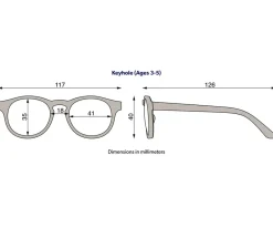 Gafas De Sol Para Niños^Babiators Gafas de Sol Flexibles ECO Keyhole (3-5 años) Soft Sand