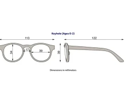 Gafas De Sol Para Niños^Babiators Gafas de Sol Flexibles ECO Keyhole (0-24meses) Soft Sand