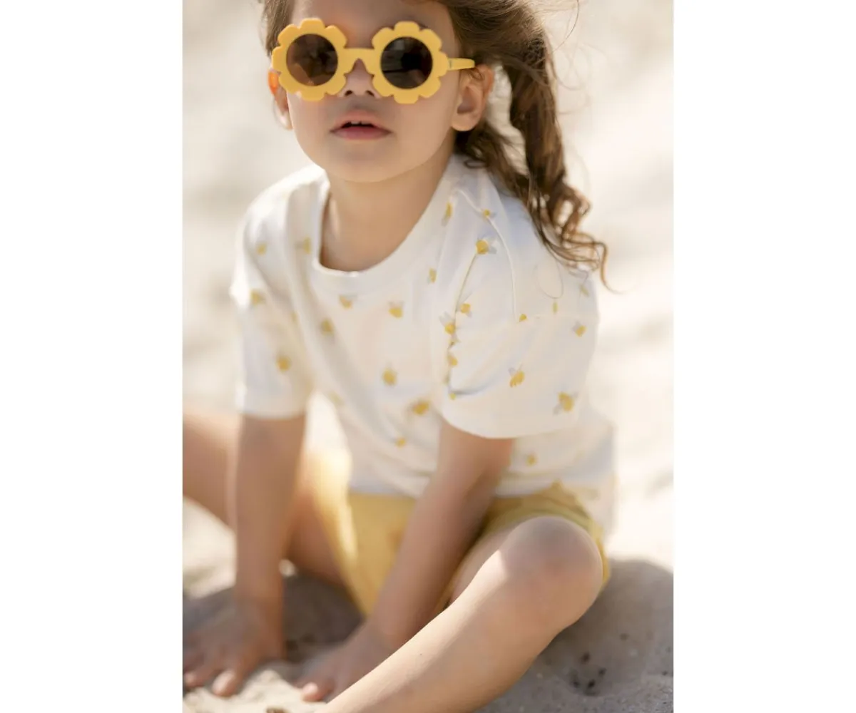 Gafas De Sol Para Niños^Babiators Gafas de Sol Flexibles Flower (3-5años) Sweet Sunflower