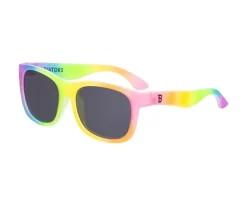 Gafas De Sol Para Niños^Babiators Gafas de Sol Flexibles Navigators (0-24meses) Neon Road Rainbow
