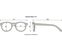 Gafas De Sol Para Niños^Babiators Gafas de Sol Flexibles Navigators (3-5años) Baby Blue Amber Lenses