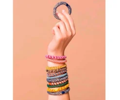 Accesorios De Pelo^Bon dep Goma del Pelo Kknekki Brown Purpurina