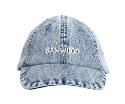Gorros^Banwood Gorra Washed Béisbol Denim
