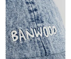 Gorros^Banwood Gorra Washed Béisbol Denim
