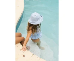 Outlet Gorrito Algodón Ajustable Serenity Blue Gorritos De Playa|Gorros