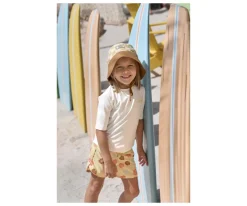 Outlet Gorrito de Baño con Protección Check Vanila/Sea Salt Gorritos De Playa|Gorros