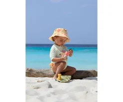 Discount Gorrito de Baño Reversible con Protección Flowers Gorros|Gorritos De Playa