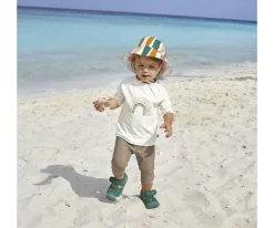 New Gorrito de Baño Reversible con Protección Waves Pink Nature Gorritos De Playa|Gorros