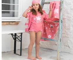 New Gorro Natación Infantil Flowers Gorros|Gorritos De Playa