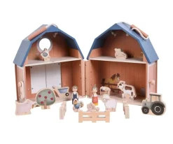 Casa De Muñecas De Madera^Little Dutch Granja Casa de Muñecas Little Farm FSC