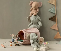 Casa De Muñecas De Madera^Maileg Hoguera Crudo