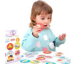 Clearance Juego Memory On the Go Vehicles Niños Juguetes Para Niños De Un Año|Juguetes Para Niños De 18 Meses