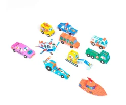 Manualidades Para Niños^Omy Juguetes de Papel 3D Vroom