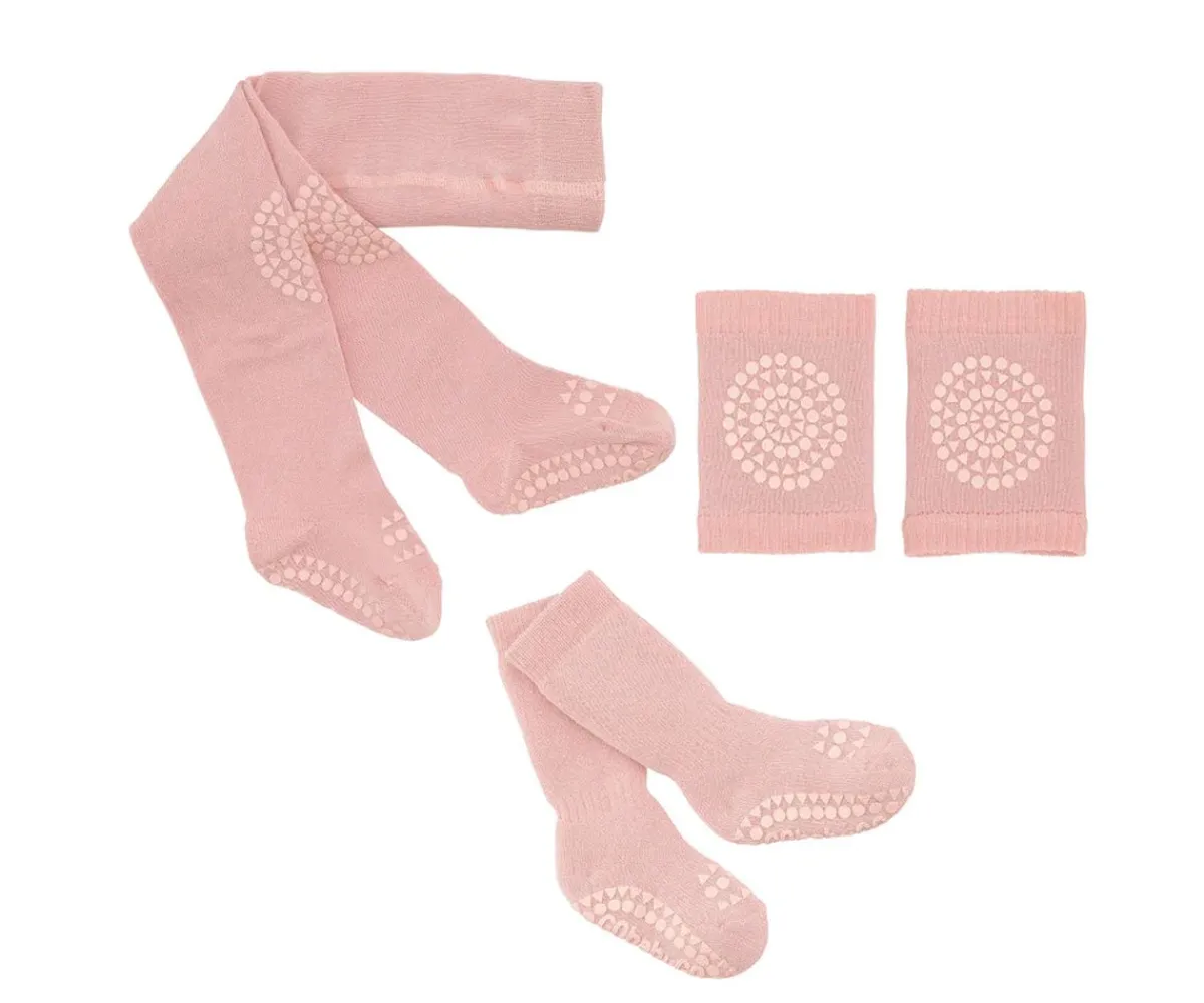 Kit de Gateo Dusty Pink Gateo|Calcetines Suela Bebé