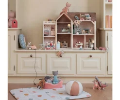 Casa De Muñecas De Madera^Maileg Lavabo Aparador con Espejo para Ratón Powder