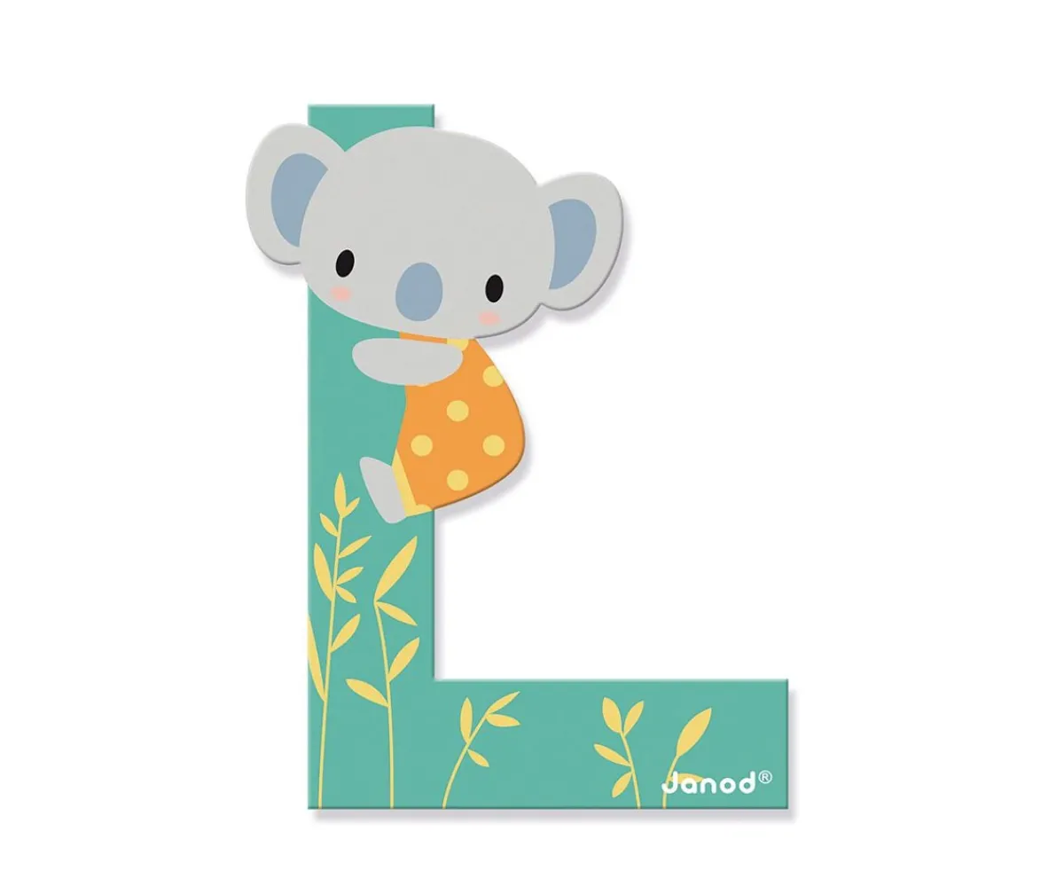 Decoración Pared Infantil^Janod Letra Madera Pure L