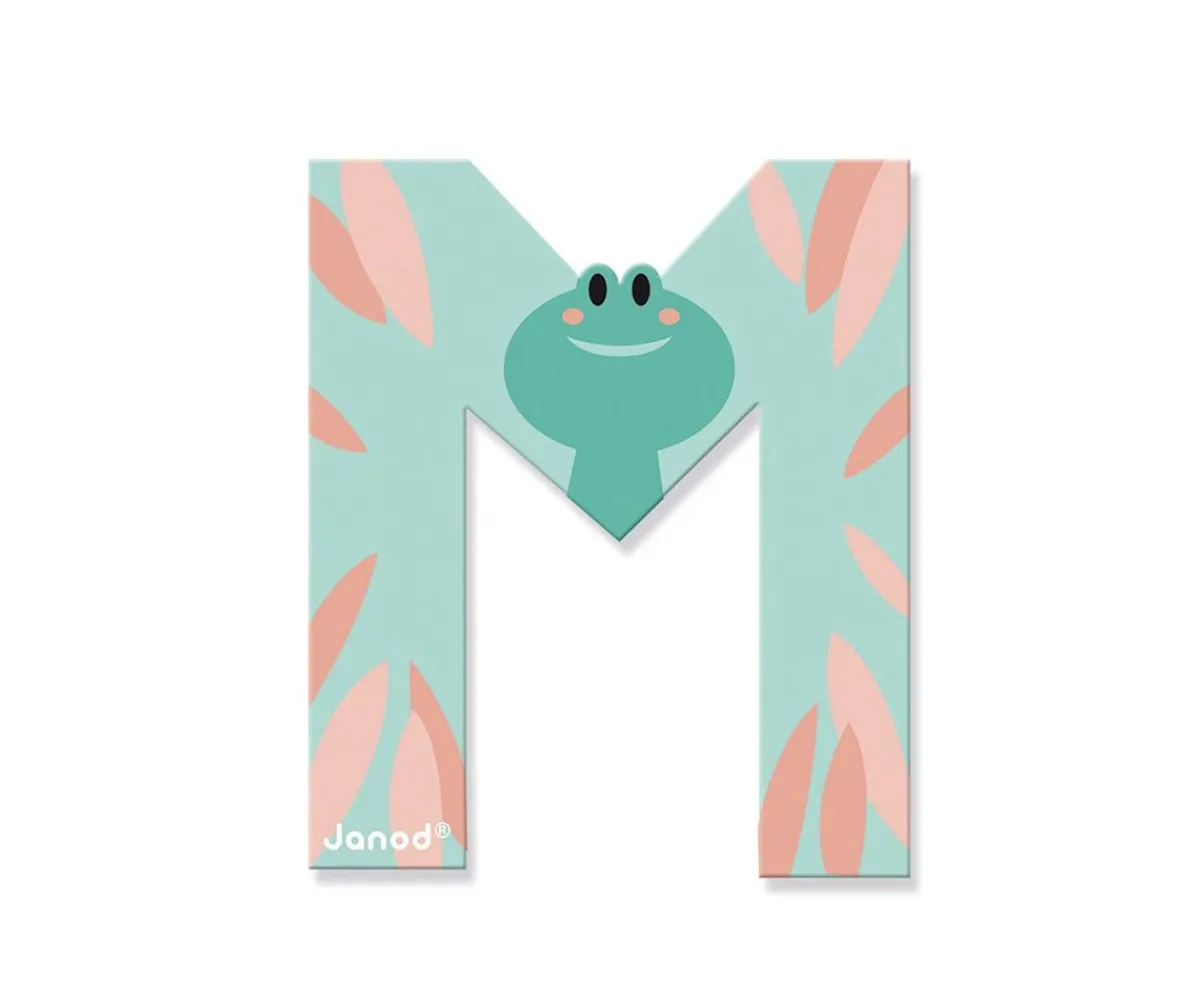Decoración Pared Infantil^Janod Letra Madera Pure M
