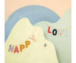 Decoración Pared Infantil^Lilliputiens Letra Tela Reversible Fosforescente H